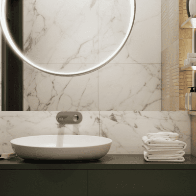 Nowoczesna mała łazienka na co zwracać uwagę