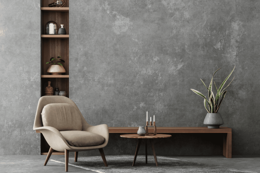 Salon w stylu loftowym