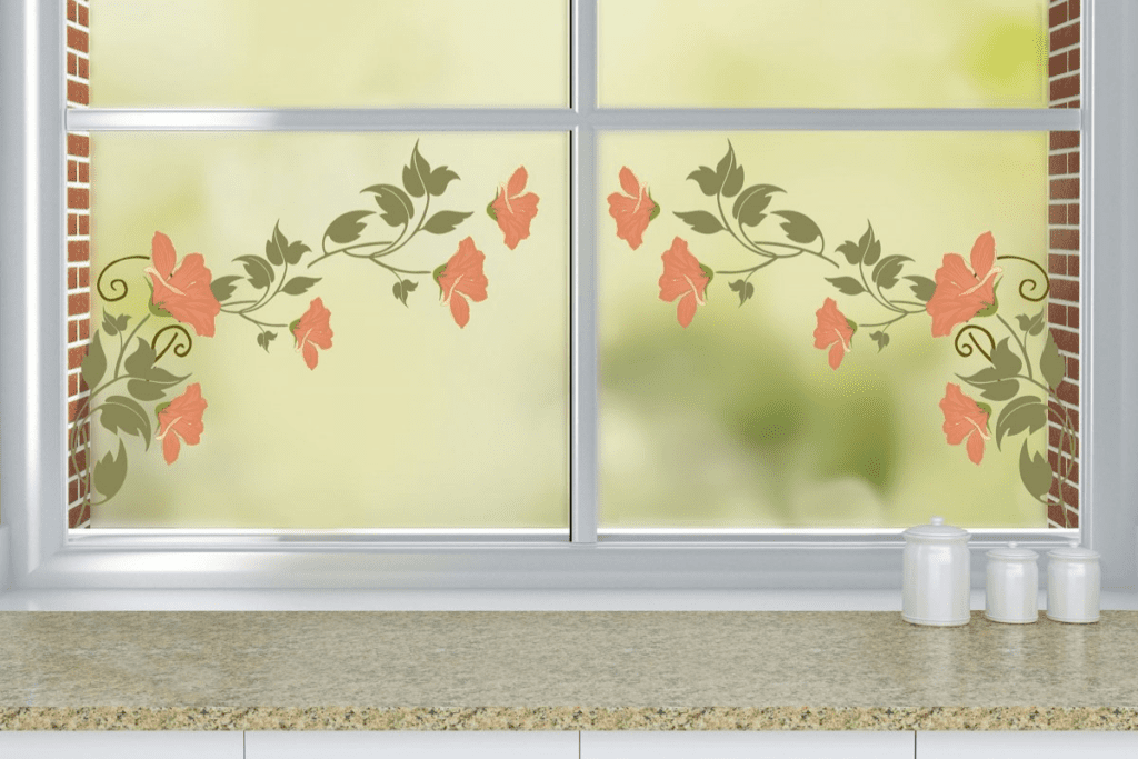 Wyklejanki na okna w kuchni