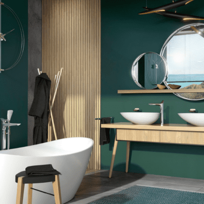 łazienka bez płytek na co zwracać uwagę