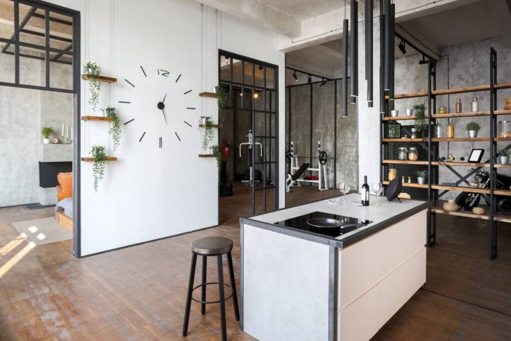 kuchnia w stylu loftowym