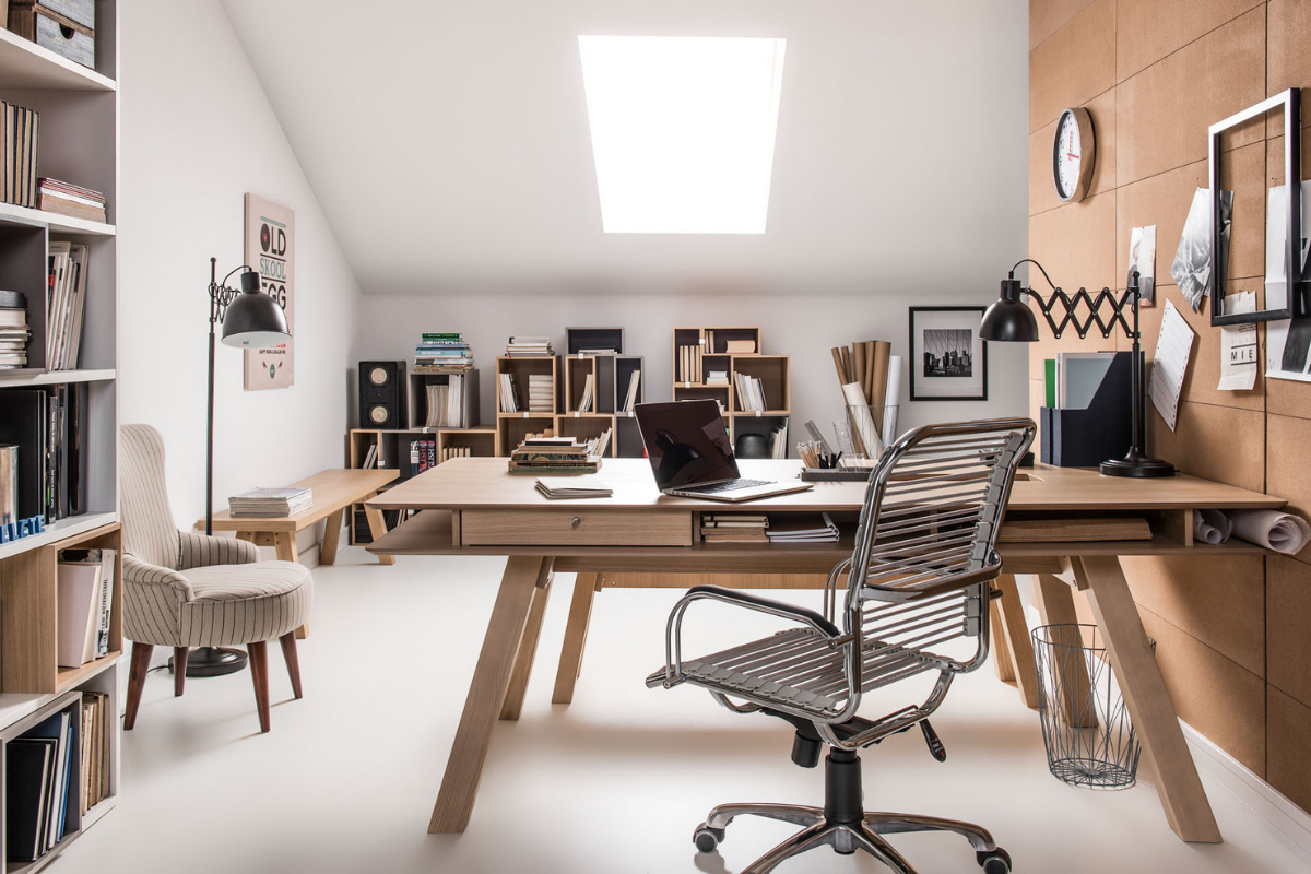 Biuro w domu? Domowe biuro – aranżacje inspiracje, pomysły - Home