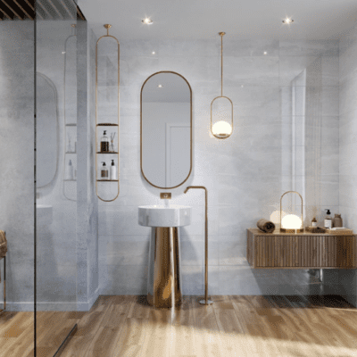 łazienka w stylu francuskim