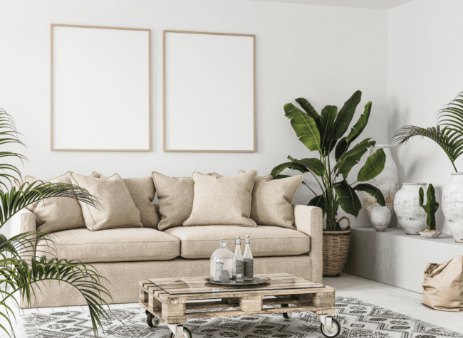 salon scandi boho