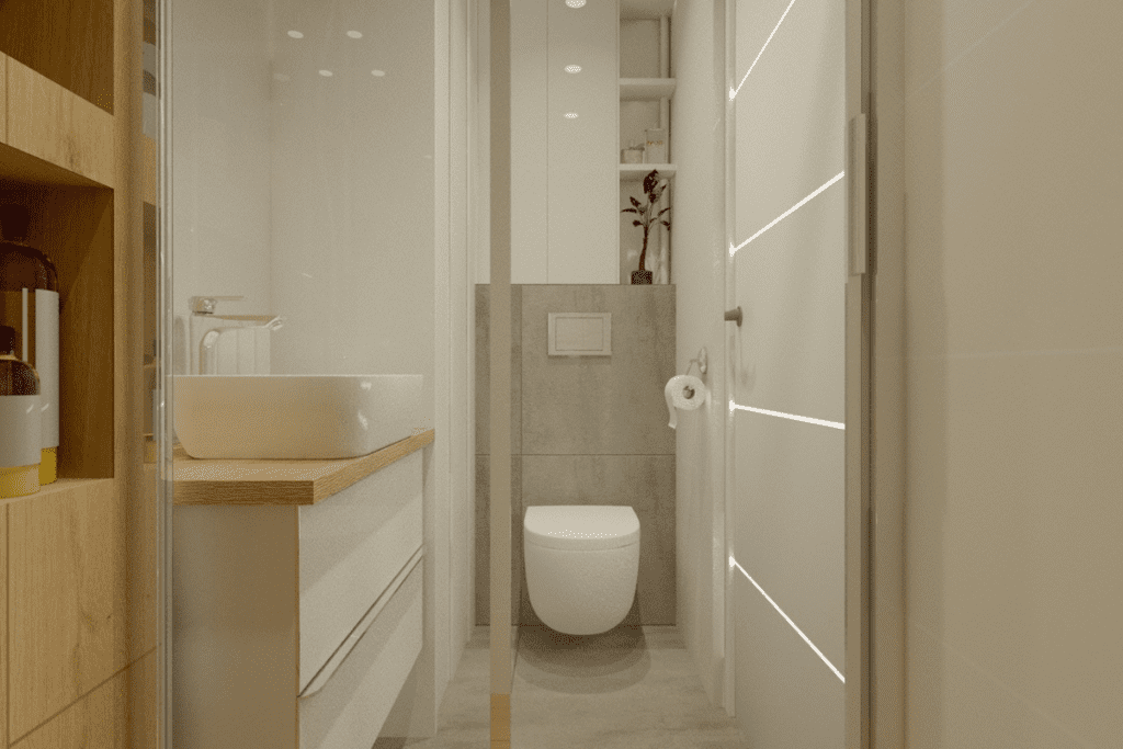 Ukrycie rur w małej łazience - czy jest to trudne?