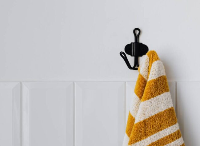 wieszaki na ręczniki - ręcznik