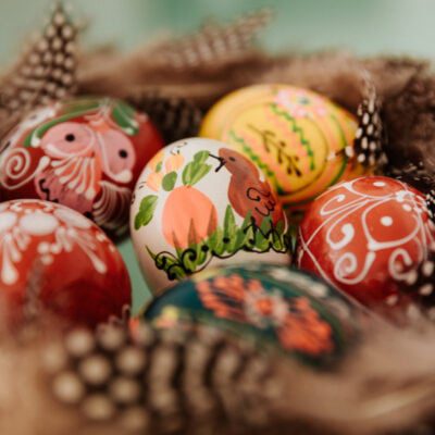 pisanki malowane jajka