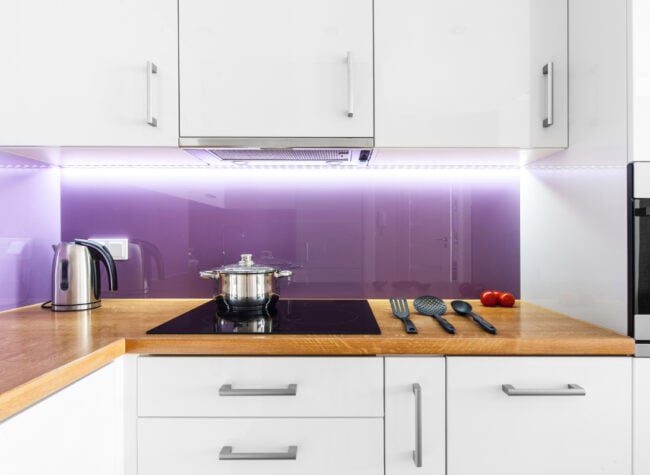 panele szklane w kuchni