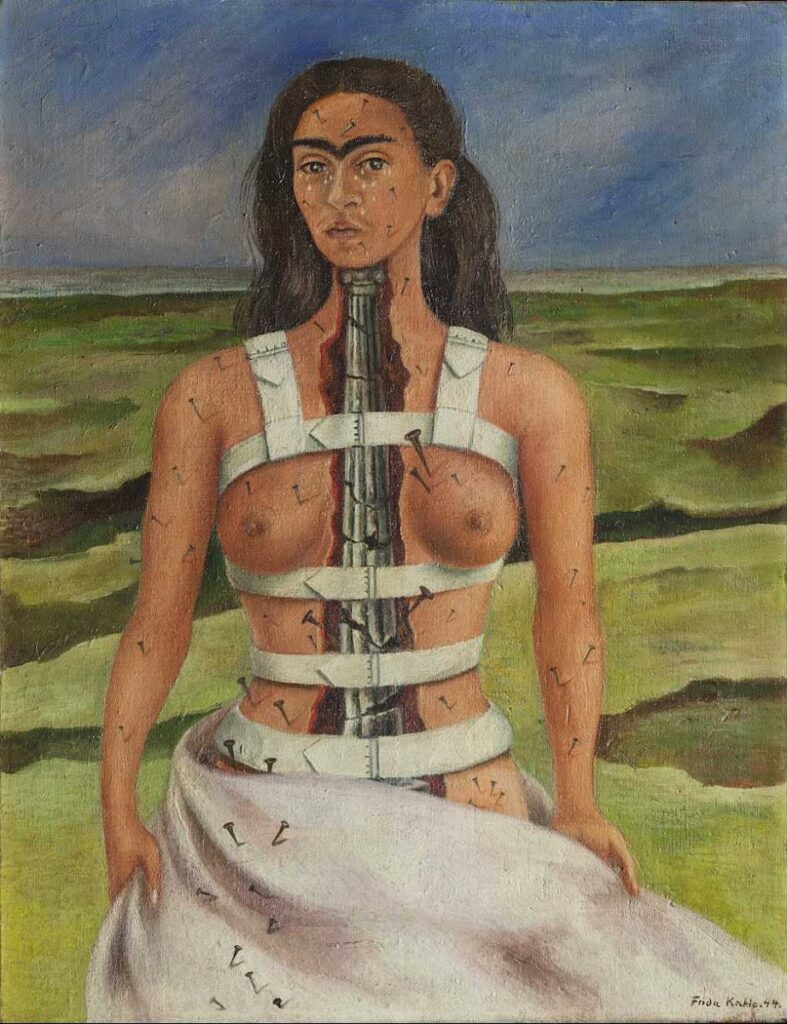 Zepsuta kolumna - obraz Fridy Kahlo
