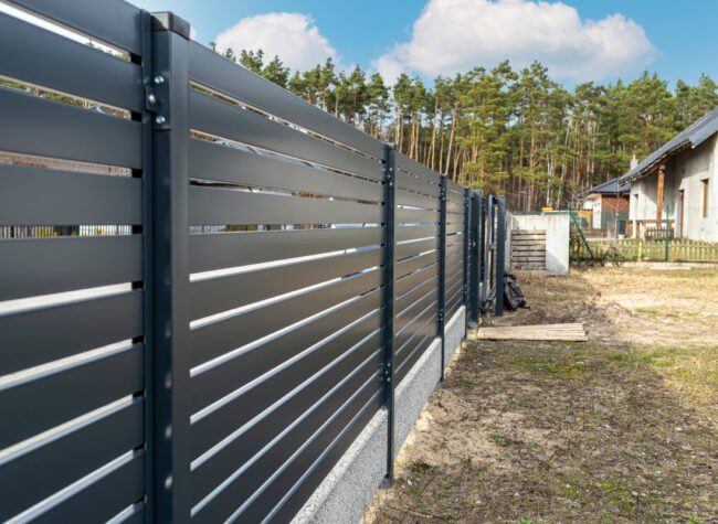 ogrodzenie działki budowlanej