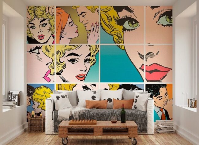 styl pop art we wnętrzach