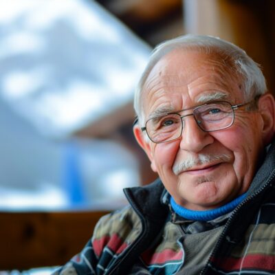 dziadek podczas dnia dziadka