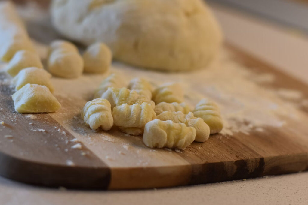 gnocchi z ugotowanych kartofli