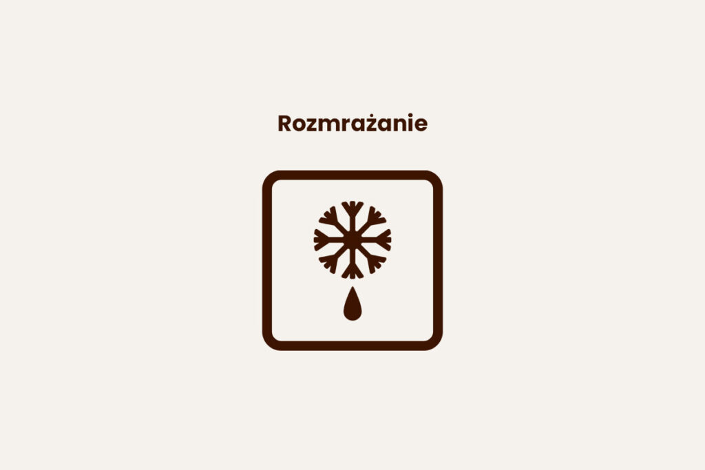 symbol rozmrażania jak wygląda