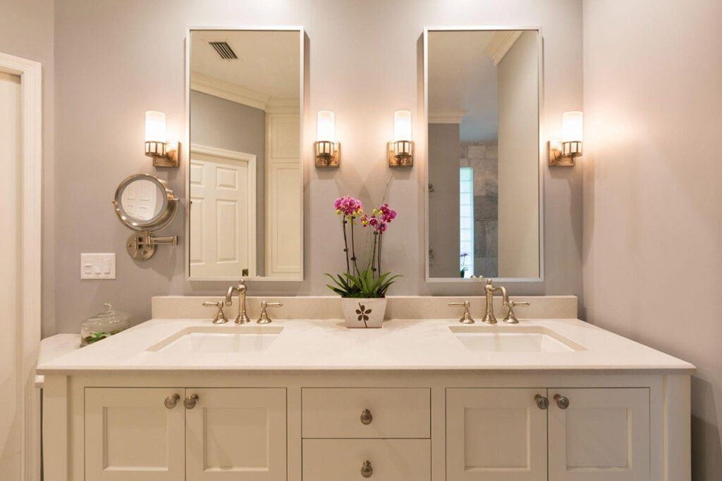 oświetlenie lustra w łazience