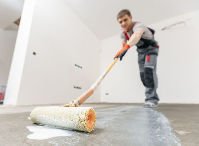 jaka farba do betonu w garażu