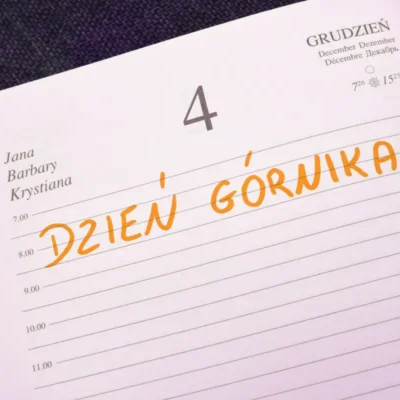 barbórka 2024 kiedy dzień górnika