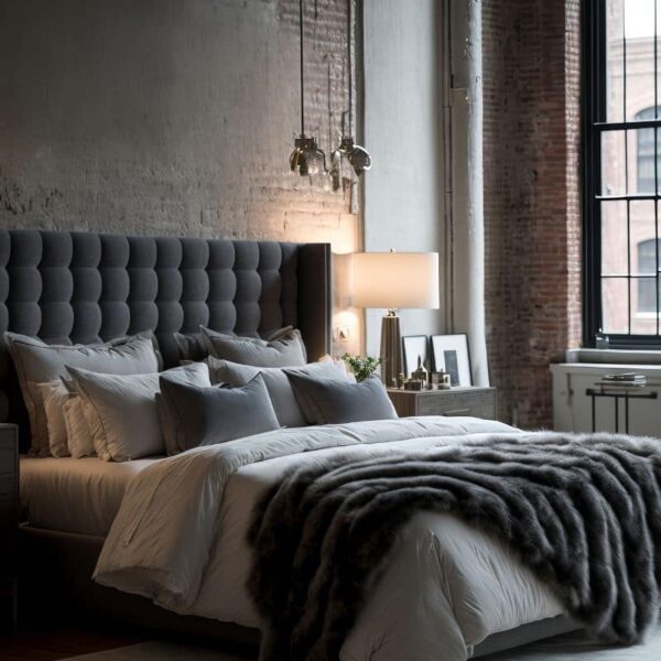 Sypialnia w stylu nowojorskim