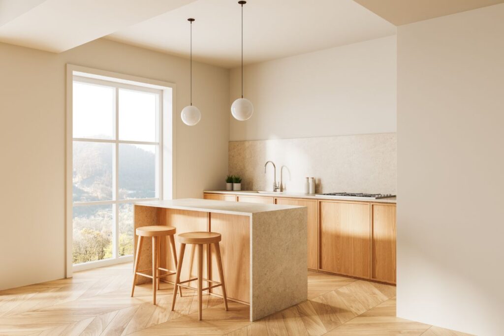 jaki kolor ściany do jasnobrązowych mebli