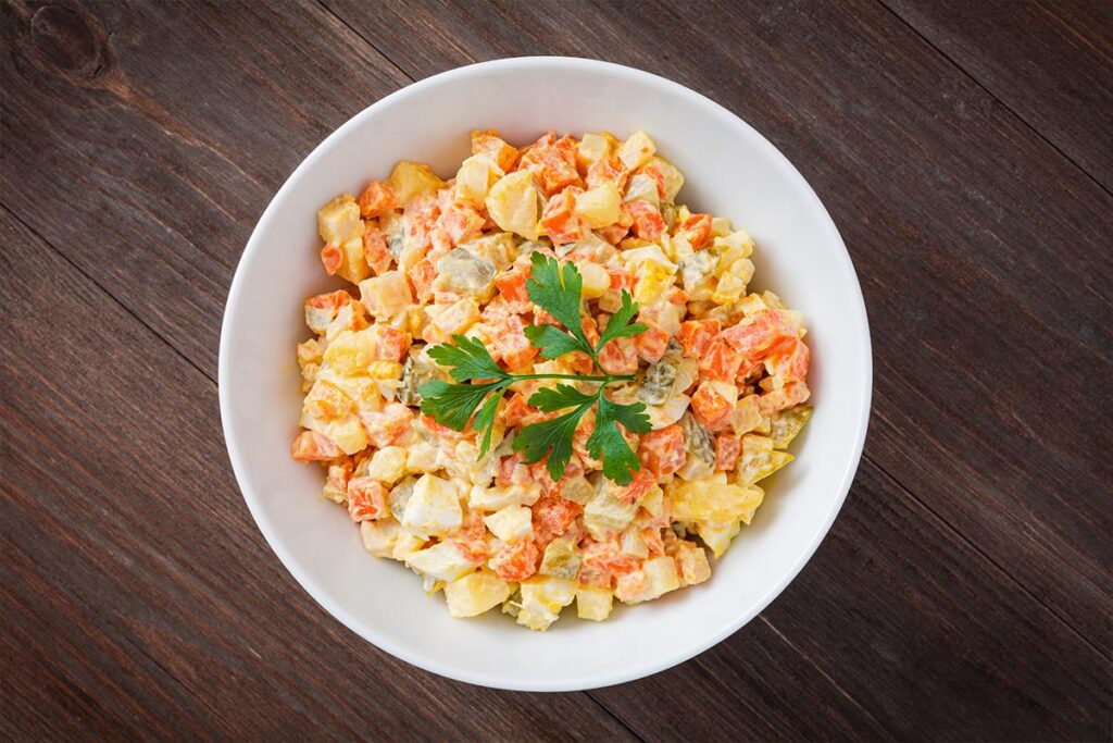 idealna sałatka jarzynowa