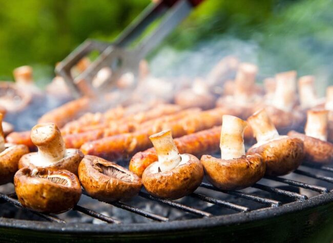 pieczarki z grilla