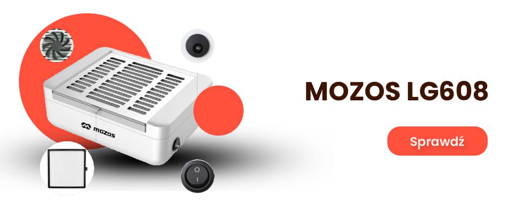 pochłaniacz pyłu do paznokci ranking Mozos