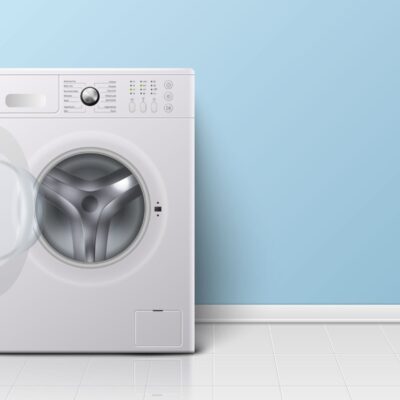 Pralka z otwartymi drzwiczkami – nowoczesny model z silnikiem inwerterowym
